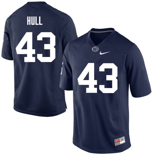 Men Penn State Nittany Lions #43 Mike Hull College Football Jerseys-Navy